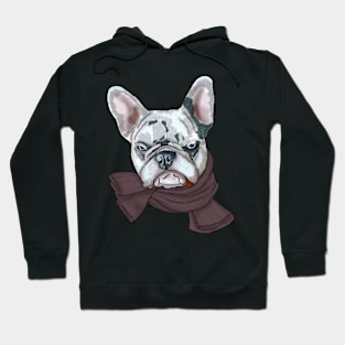 Angry Grey Frenchie Hoodie